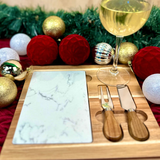 Engraved Wooden Cheese Board Gift